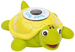 Baby proof bathroom: Image of turtle bath thermometer