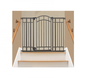 pressure mounted walk through baby gate